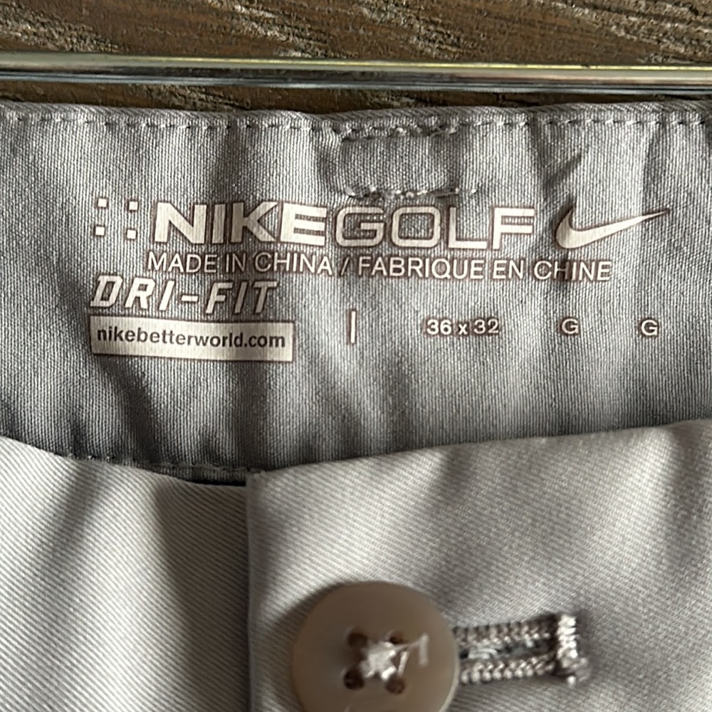 Nike Golf pants light grey/silver size 36/32 - Picture 7 of 7